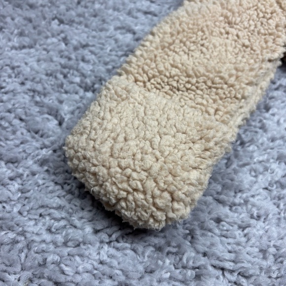 Gap Onesie 3-6 Months Bear One Piece Sherpa Full Zip Cozy Outdoors Travel Trip - Picture 3 of 6